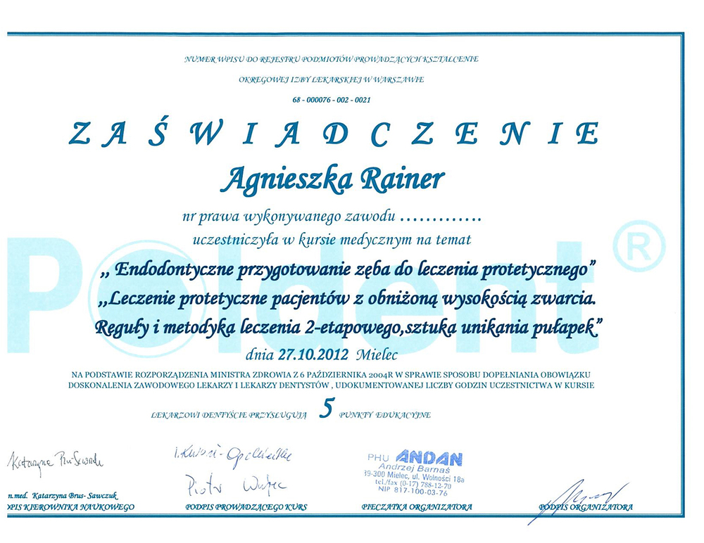 leczenie protetyczne rzeszów