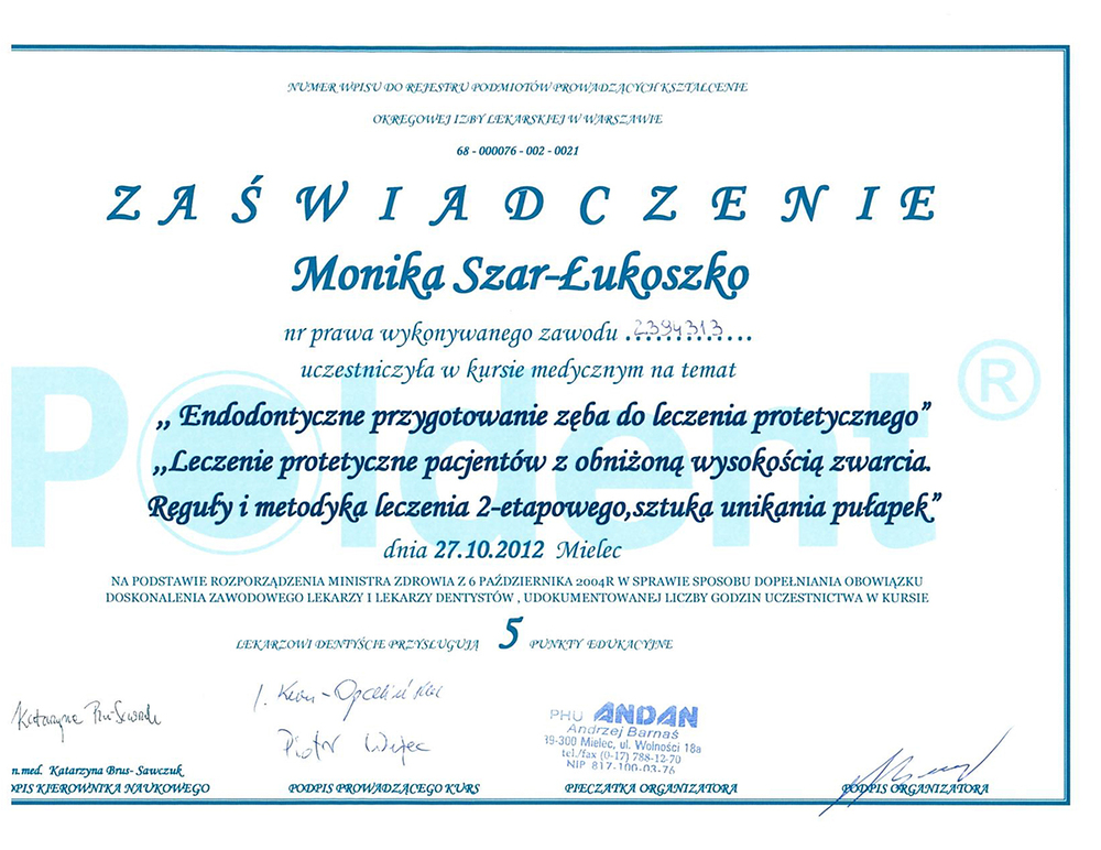 leczenie protetyczne rzeszów